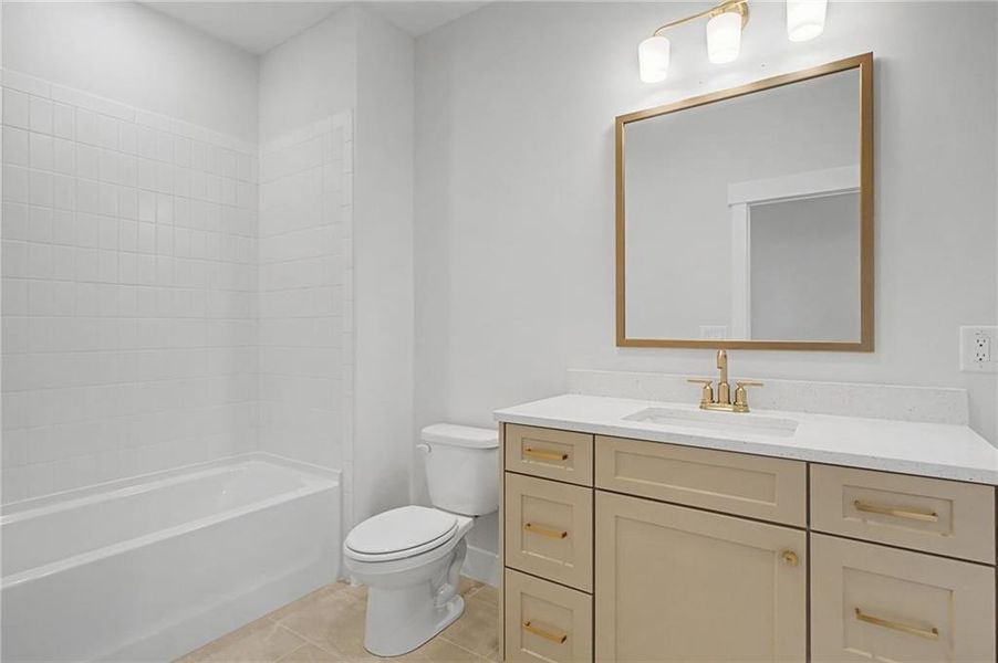 Furnished interior view inside a new home in Malone's Pond, Ball Ground (Image 9).