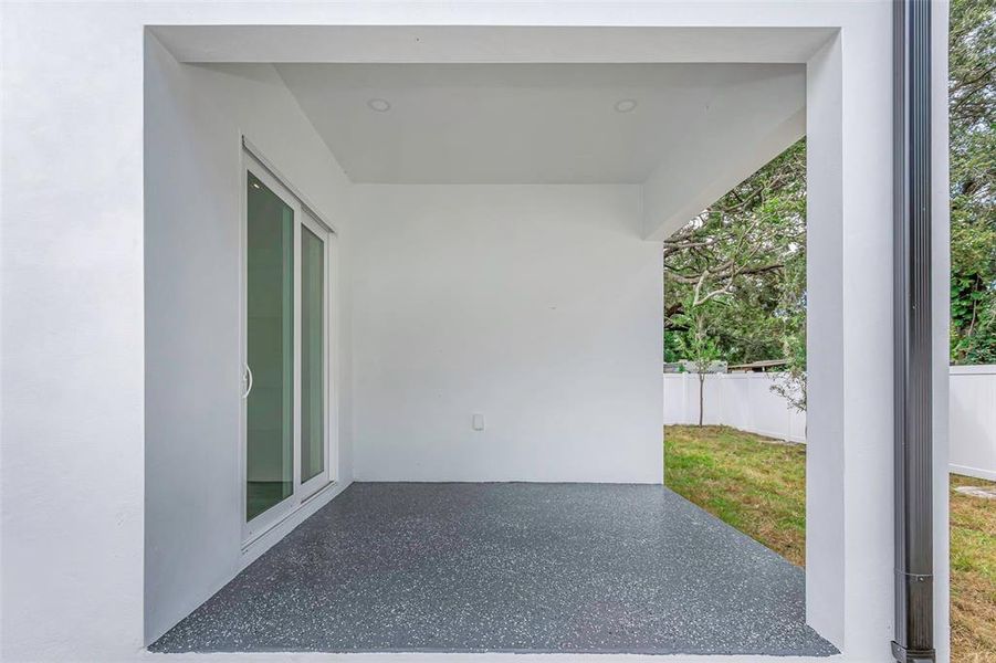 Exterior details and patio area of a home in , Clearwater (Image 2). Exterior details and patio area of a home in , Clearwater (Image 2).