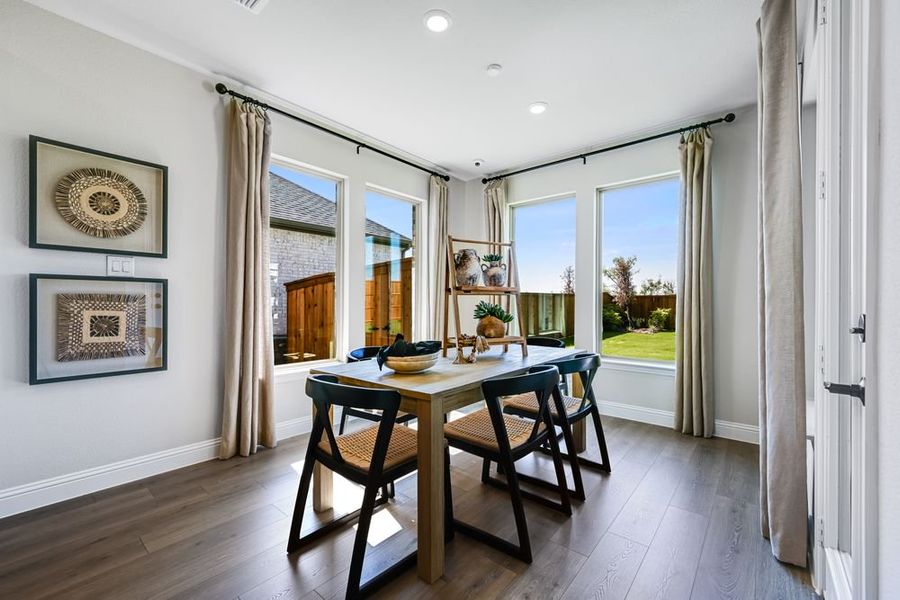 Furnished interior view inside a new home in Cross Creek Meadows, Celina (Image 8).