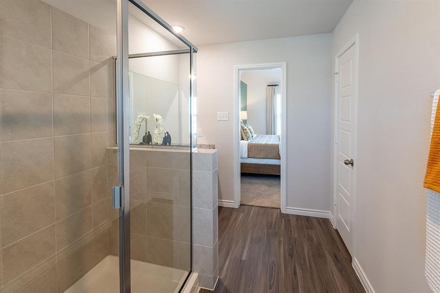 Furnished interior view inside a new home in Retreat at Fossil Creek, Fort Worth (Image 27).