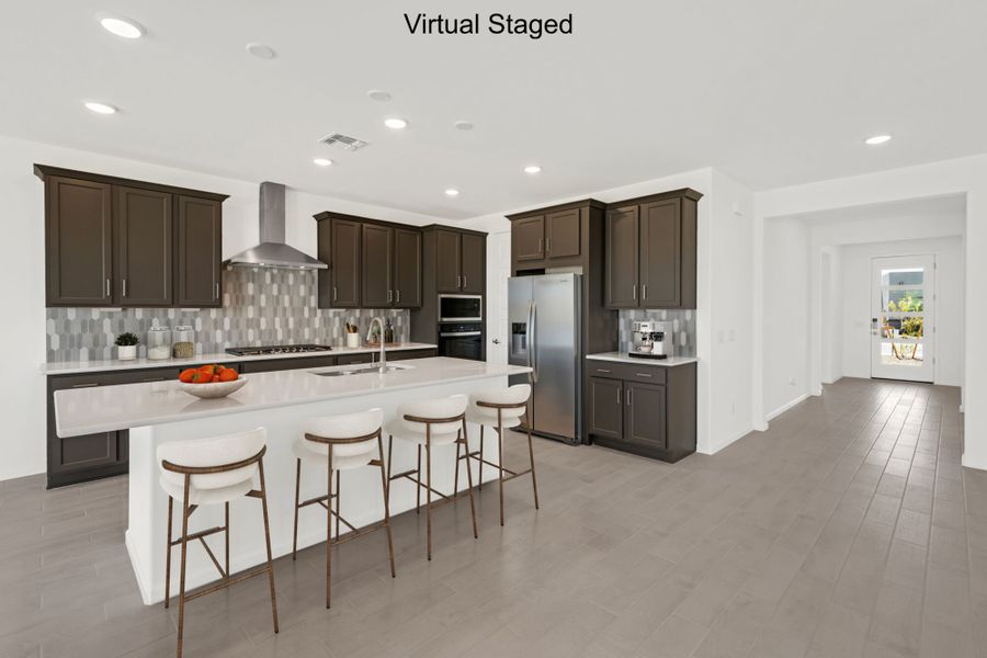 Furnished interior view inside a new home in Montelena, Marana (Image 5).