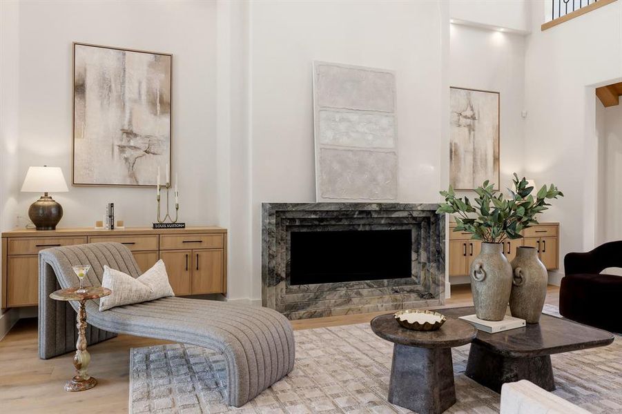 Furnished interior view inside a new home in , Dallas (Image 5).