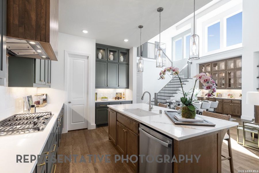 Furnished interior view inside a new home in The Ranches at Creekside, Boerne (Image 9).