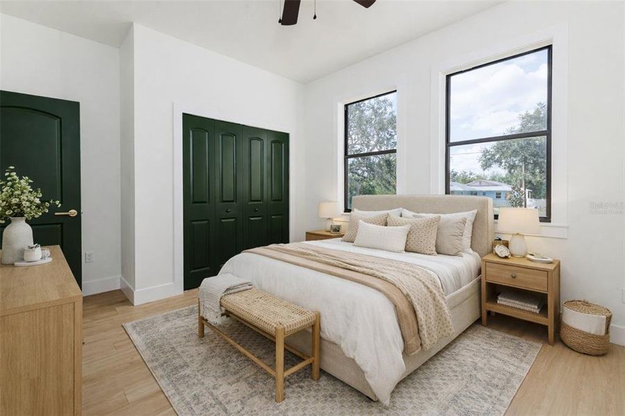 Furnished interior view inside a new home in , Tampa (Image 12). Furnished interior view inside a new home in , Tampa (Image 12).