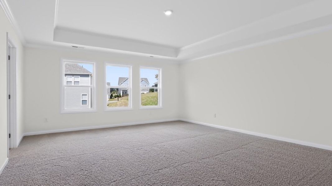 Spacious, unfurnished interior of a new home in The Grove at Winston Pointe, Clayton (Image 20).