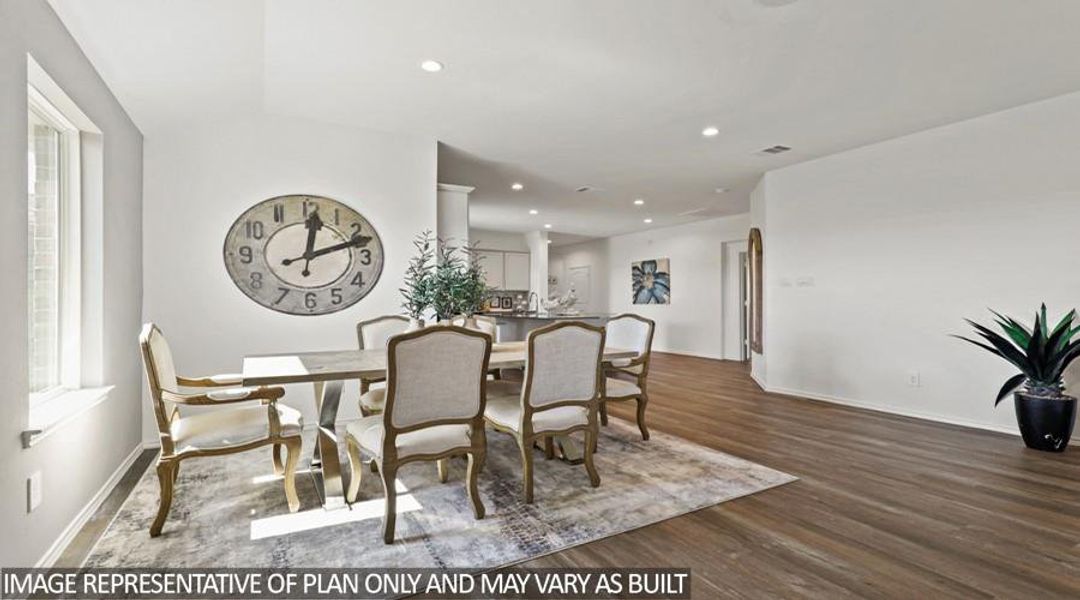 Furnished interior view inside a new home in Porters Mill, New Caney (Image 7).
