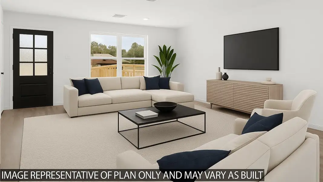 Furnished interior view inside a new home in Gemini, Splendora (Image 4).