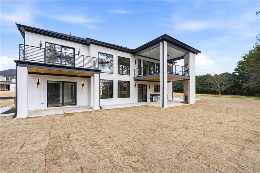 Exterior details and patio area of a home in , Buford (Image 32).