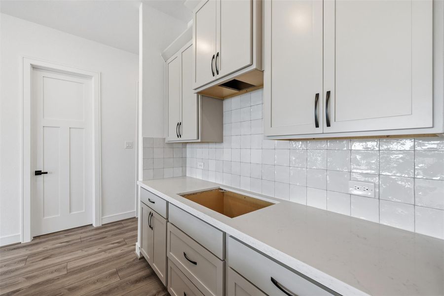 Furnished interior view inside a new home in Bridgeland Central, Cypress (Image 10).