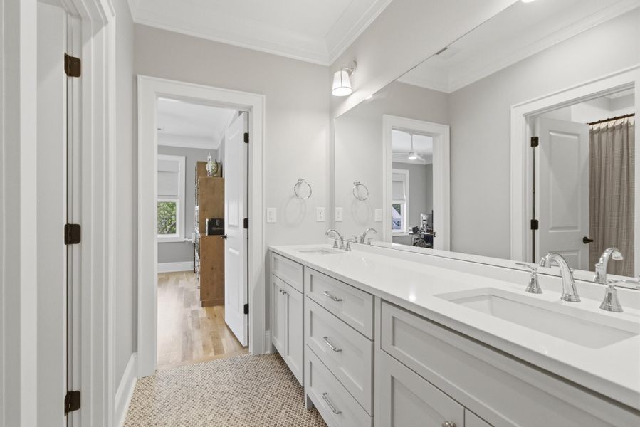 Furnished interior view inside a new home in , Mount Pleasant (Image 60).
