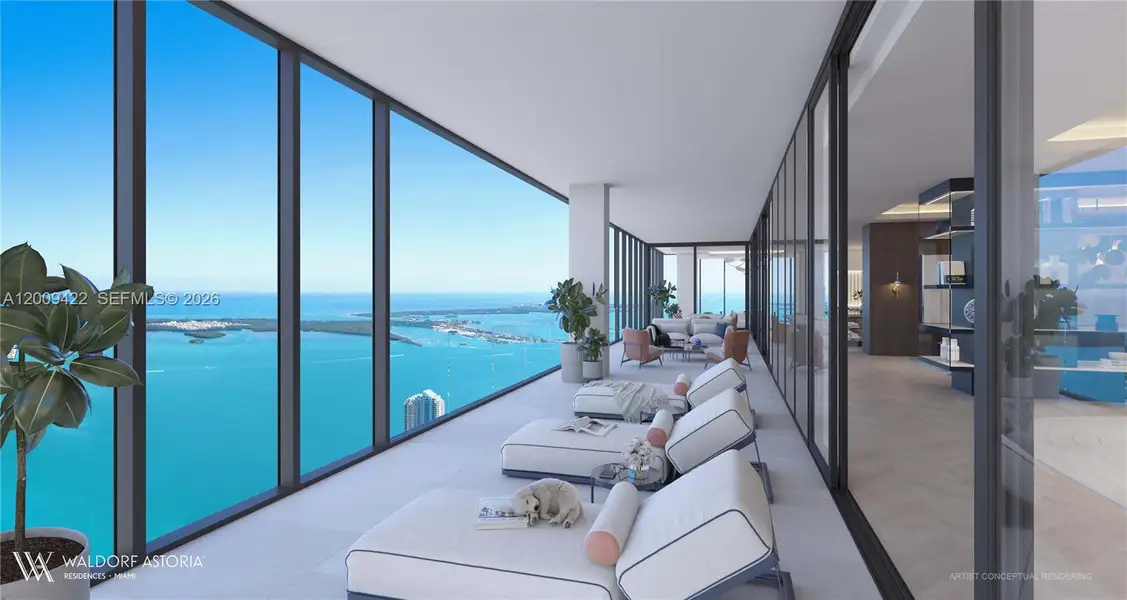Condo located in Miami, FL showcasing its design and architecture (Image 3).