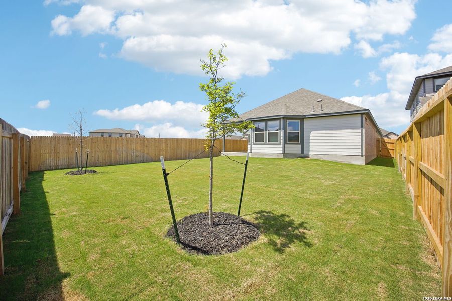 Exterior details and patio area of a home in Kallison Ranch, San Antonio (Image 4).