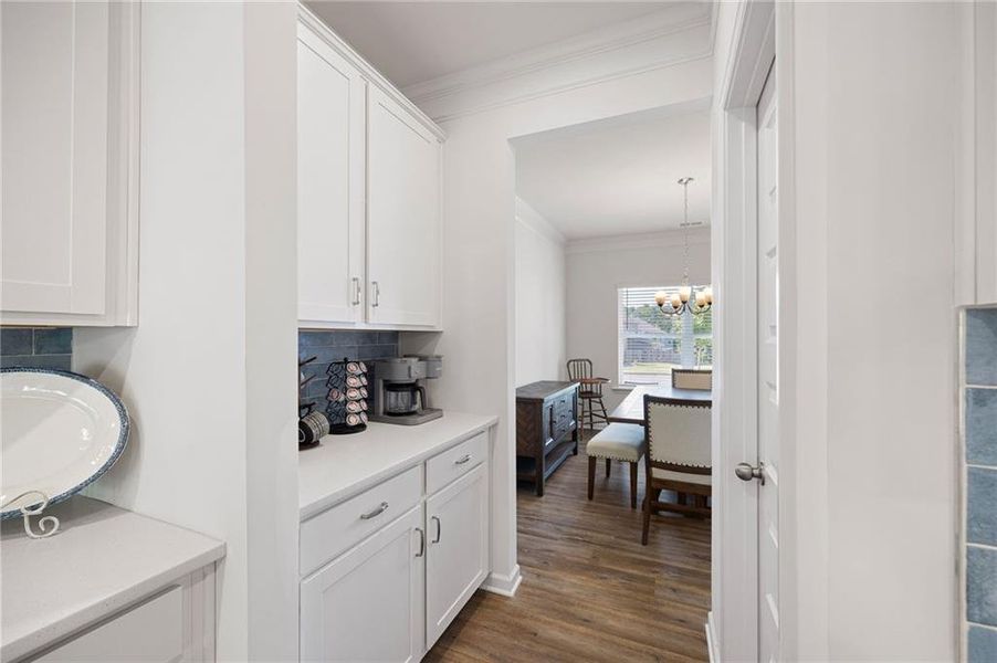 Furnished interior view inside a new home in , Dallas (Image 27).
