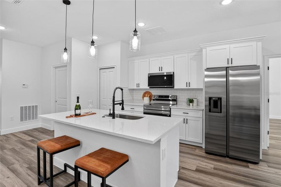 Furnished interior view inside a new home in , Citrus Springs (Image 12).