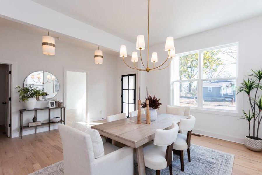 Furnished interior view inside a new home in , East Point (Image 34).