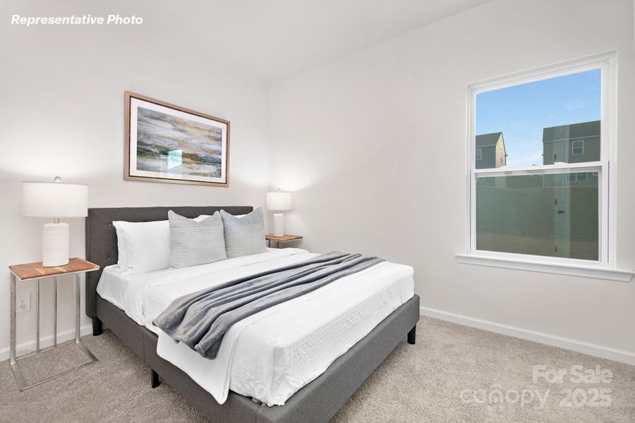 Furnished interior view inside a new home in Secrest Commons, Monroe (Image 15).