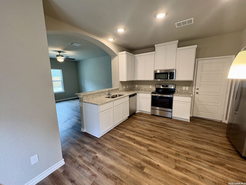 Furnished interior view inside a new home in , San Antonio (Image 4).
