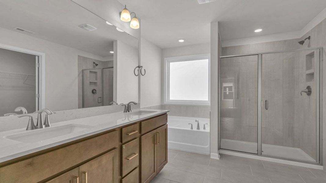 Furnished interior view inside a new home in Horton Park, Apex (Image 7).