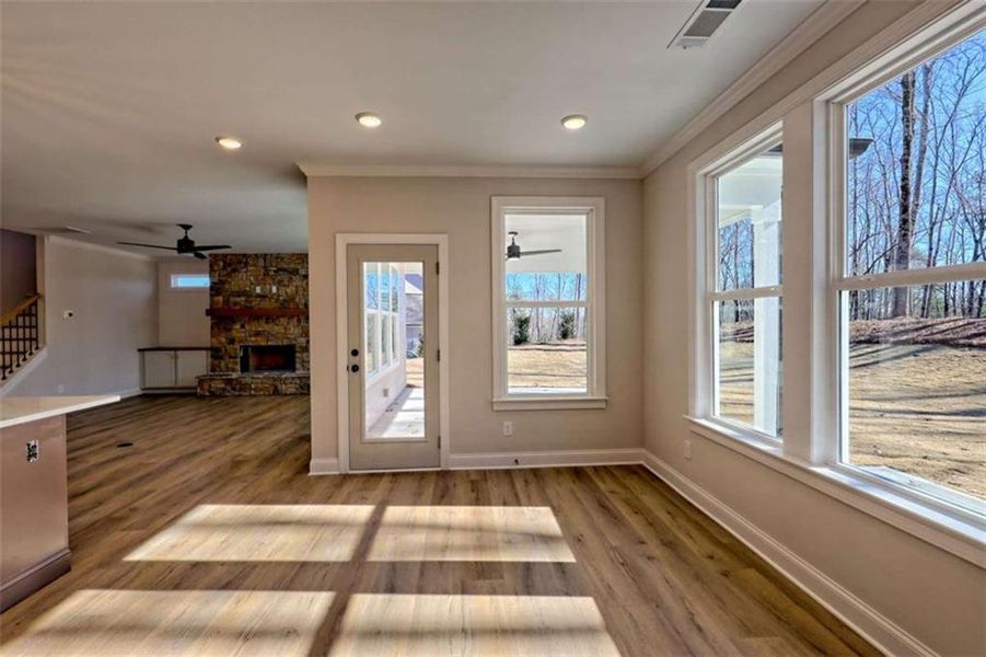 Spacious, unfurnished interior of a new home in , Clarkesville (Image 66).