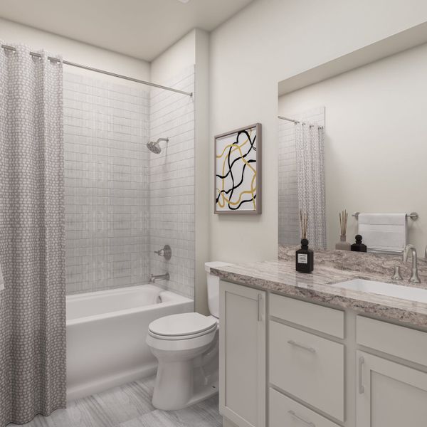 Representative furnished interior of a home built from the Salerno by Tri Pointe Homes in The Estates at James Lane, Fulshear (Image 5).
