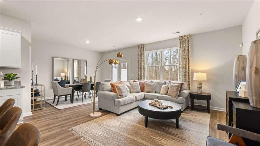 Furnished interior view inside a new home in Echo Glen, Stockbridge (Image 12). Furnished interior view inside a new home in Echo Glen, Stockbridge (Image 12).