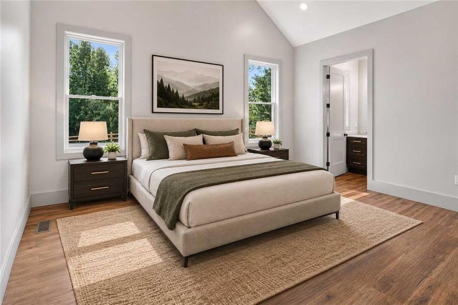 Furnished interior view inside a new home in , Ellijay (Image 7). Furnished interior view inside a new home in , Ellijay (Image 7).