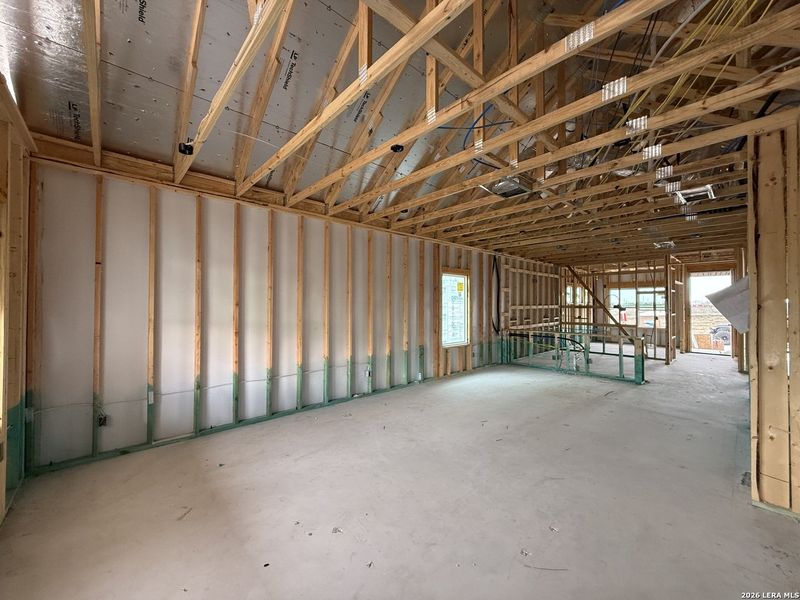 In-progress construction of a new home in The Wilder, Adkins, TX (Image 22).