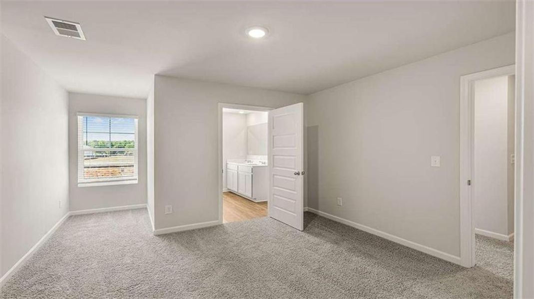 Spacious, unfurnished interior of a new home in Echo Glen, Stockbridge (Image 27). Spacious, unfurnished interior of a new home in Echo Glen, Stockbridge (Image 27).
