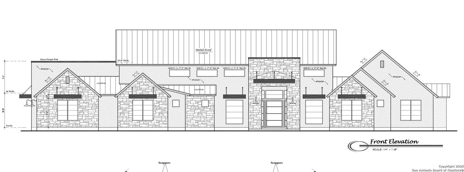 Exterior rendering of this home design in , Bulverde, TX (Image 4).