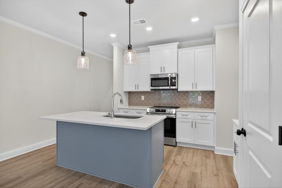 Furnished interior view inside a new home in Medlock Park, Austell (Image 6).