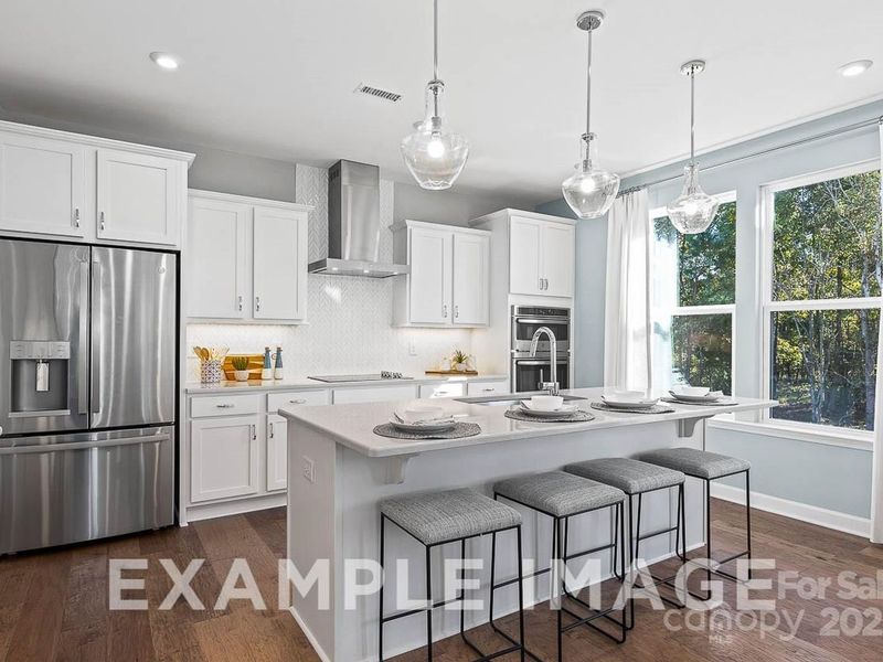Furnished interior view inside a new home in Enclave at Belmont, Belmont (Image 5).