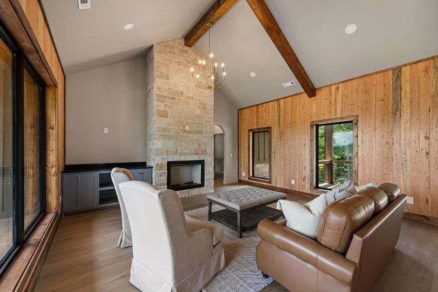 Furnished interior view inside a new home in , Mineral Bluff (Image 19).