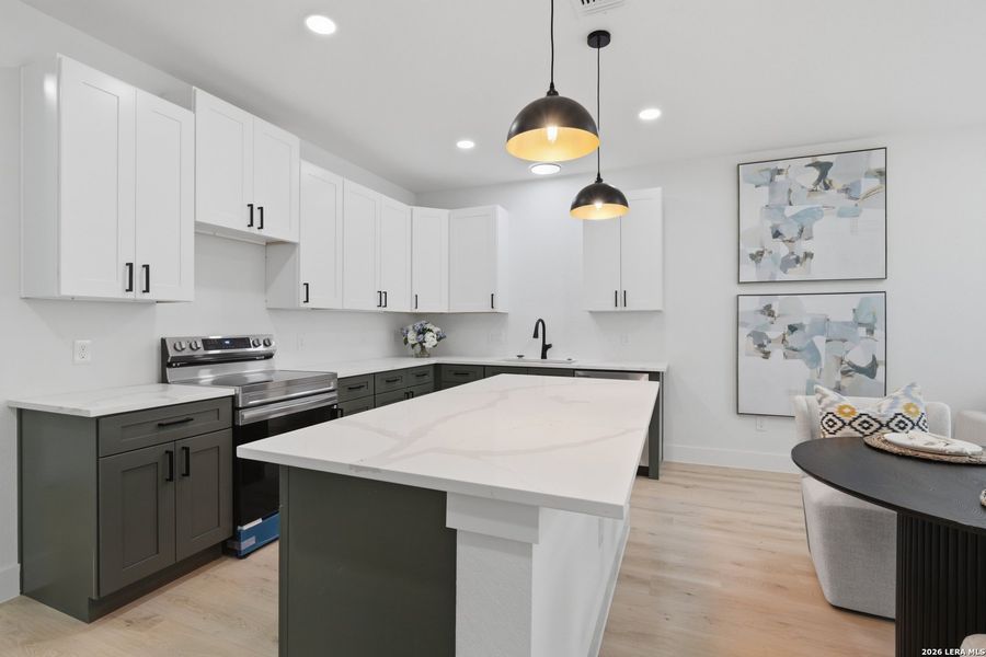 Furnished interior view inside a new home in , San Antonio (Image 8).