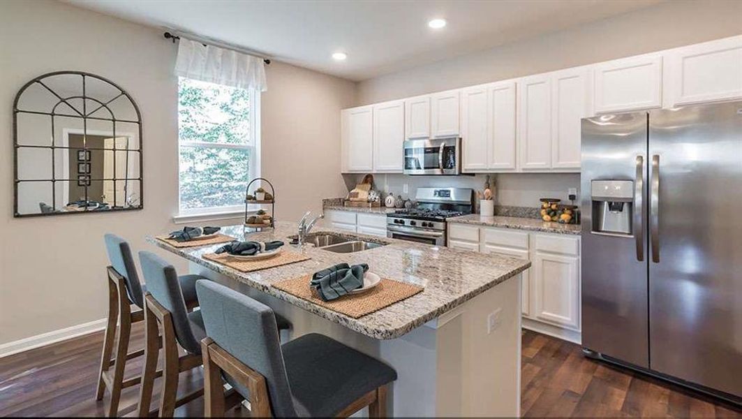 Furnished interior view inside a new home in Jackson Landing, Jefferson (Image 3).