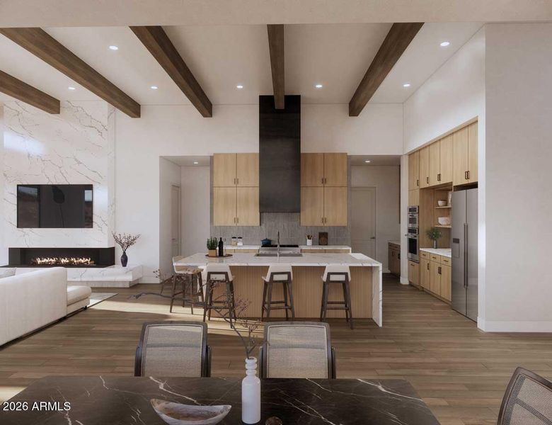 Open Concept Kitchen