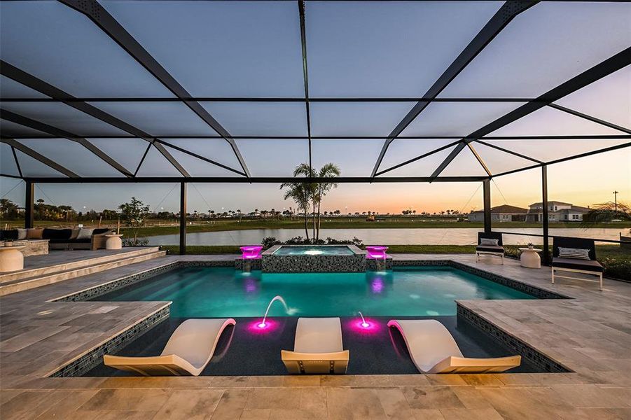 Exterior details and patio area of a home in , Lakewood Ranch (Image 3). Exterior details and patio area of a home in , Lakewood Ranch (Image 3).
