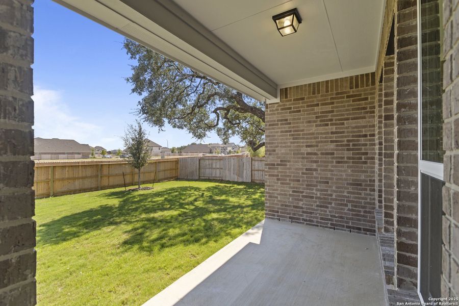 Exterior details and patio area of a home in Stillwater Ranch, San Antonio (Image 20). Exterior details and patio area of a home in Stillwater Ranch, San Antonio (Image 20).