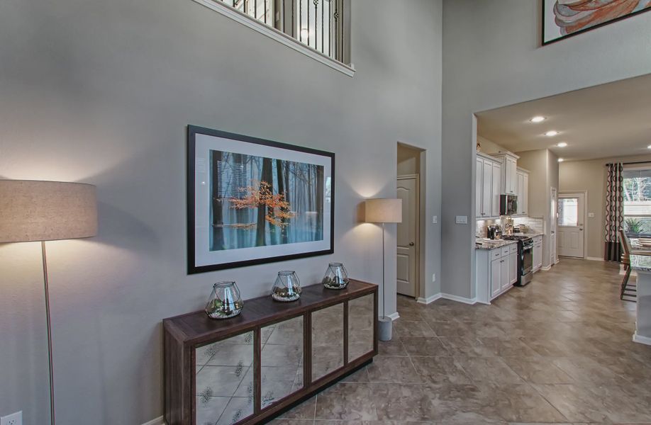 Representative furnished interior of a home built from the Lorne by Chesmar Homes in Brookewater 45's, Rosenberg (Image 14).