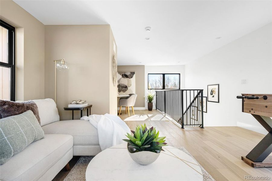 Furnished interior view inside a new home in , Denver (Image 18).