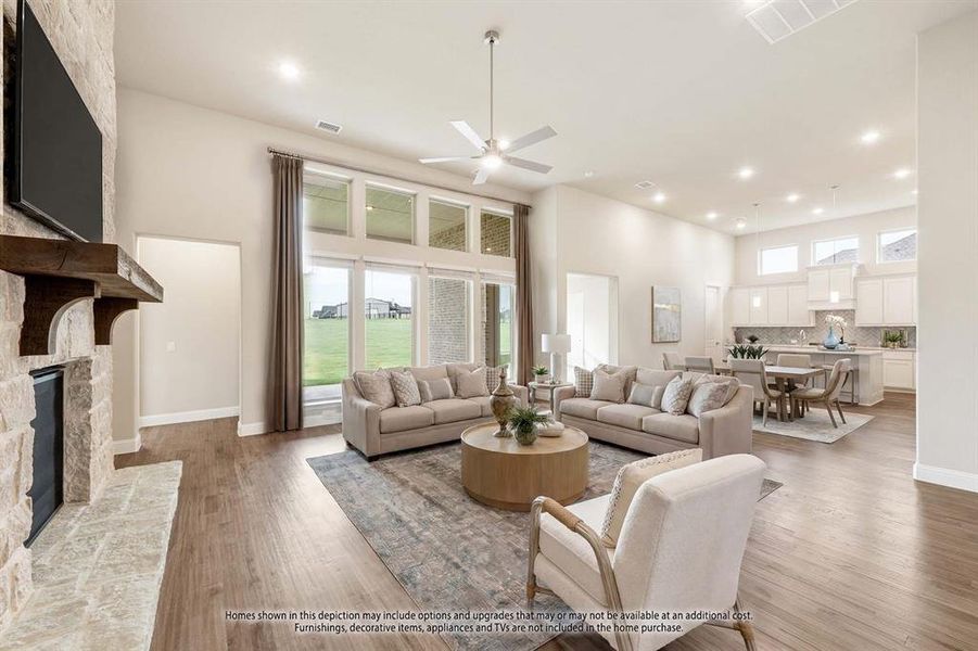 Furnished interior view inside a new home in Somerset, Mansfield (Image 3).