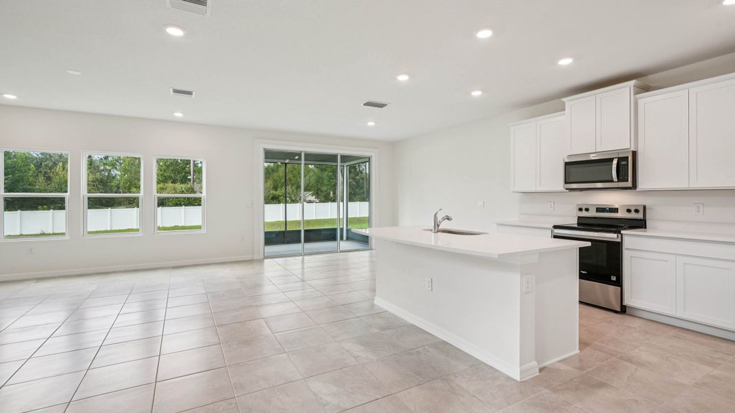 Representative furnished interior of a home built from the Coral by D.R. Horton in Oaks Preserve, Gainesville (Image 13).