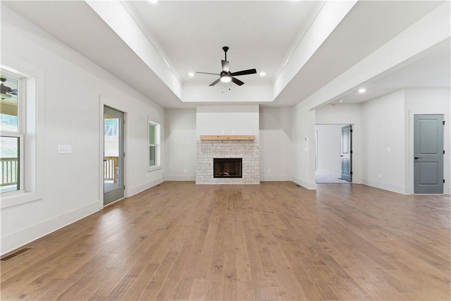 Spacious, unfurnished interior of a new home in Steeplechase, Hoschton (Image 15).