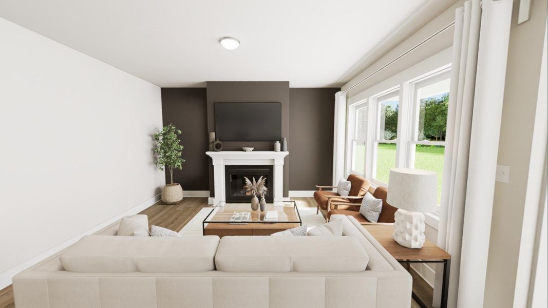 Furnished interior view inside a new home in McConnell Ridge, McLeansville (Image 7).