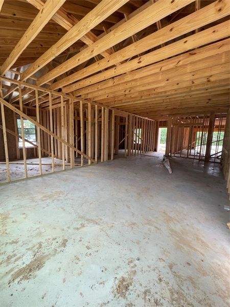 Generously sized family room