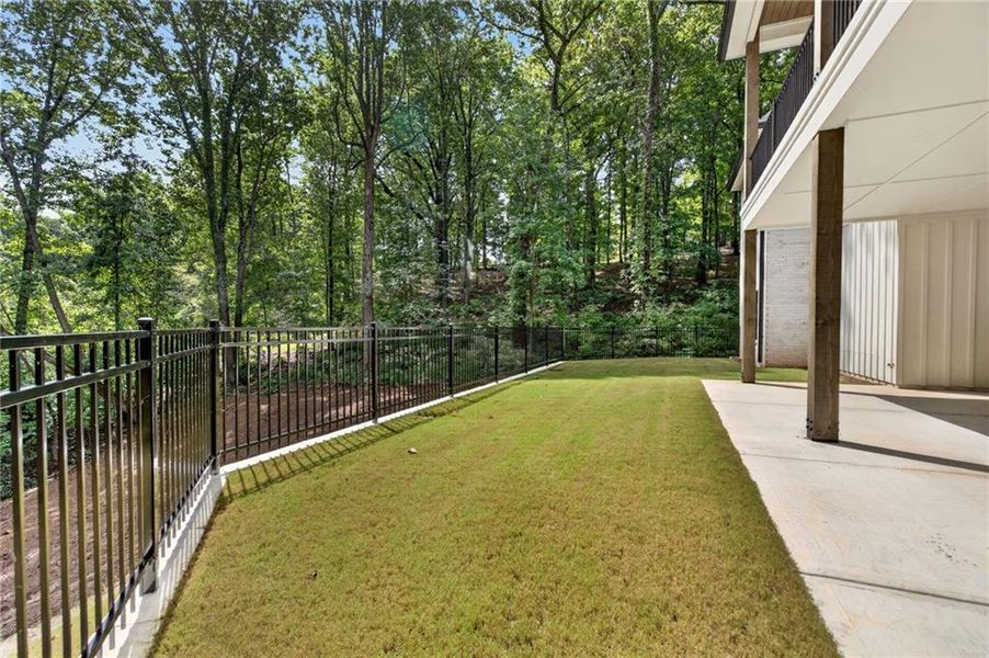 Exterior details and patio area of a home in , Cumming (Image 41).