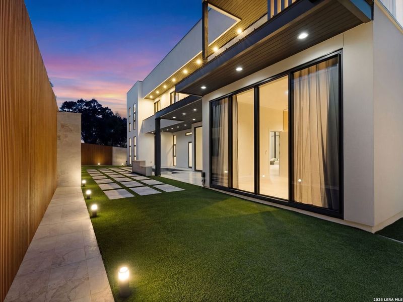 Exterior details and patio area of a home in , San Antonio (Image 37).