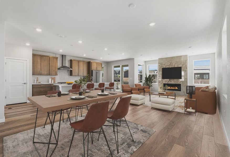 Homesite 90 Dining, Kitchen + Great Room - Virtually Staged - 4 of 18