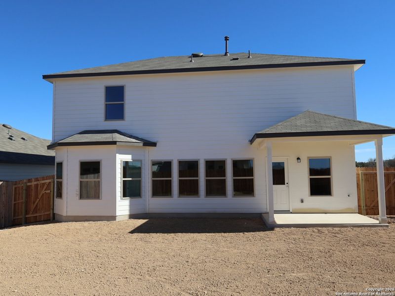 Exterior details and patio area of a home in Winding Brook, San Antonio (Image 3).