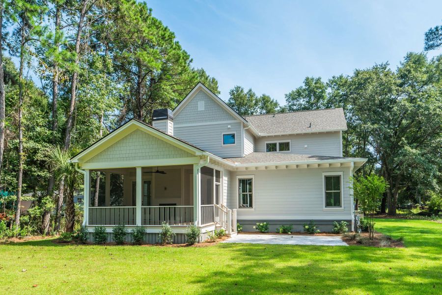 Front exterior of a new home in , Mount Pleasant, SC, highlighting curb appeal (Image 35).
