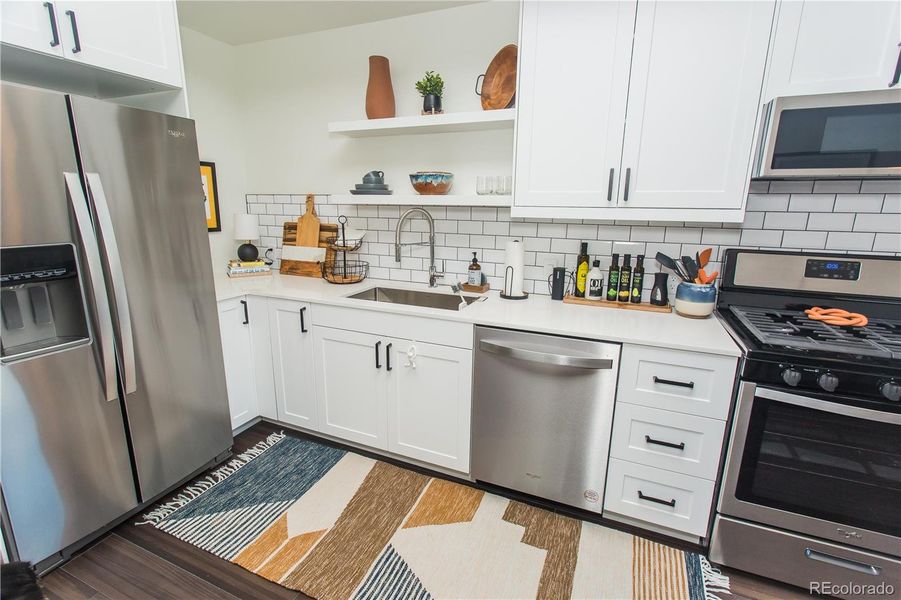Furnished interior view inside a new home in , Denver (Image 5).